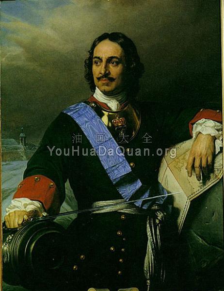 Peter the Great of Russia - 保罗·德拉罗什